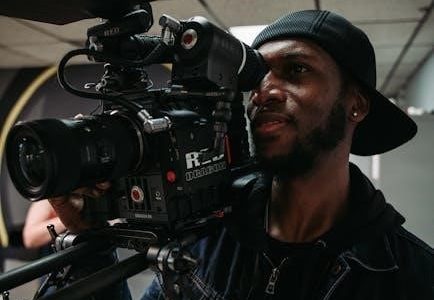 final version of a script with instructions for camera operators